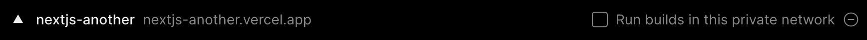 Exclude your build from the private network.