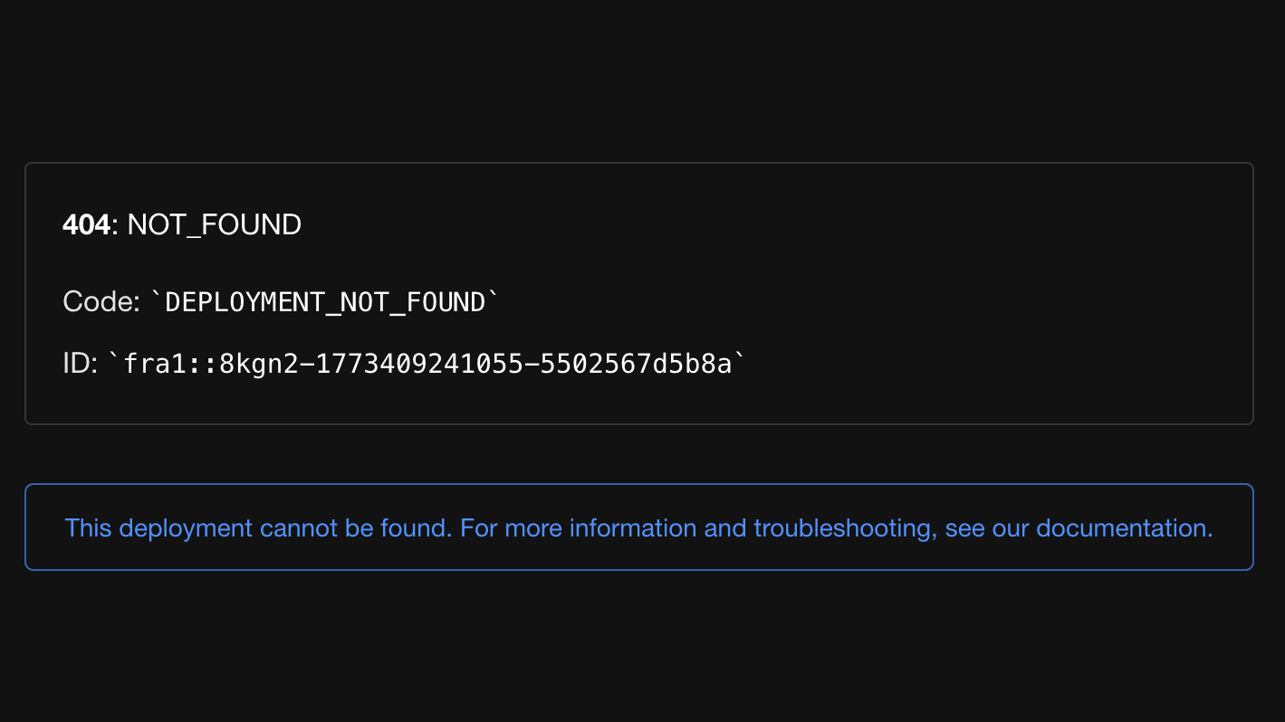 404 not found message